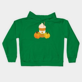 happy pumpkin spice season Kids Hoodie